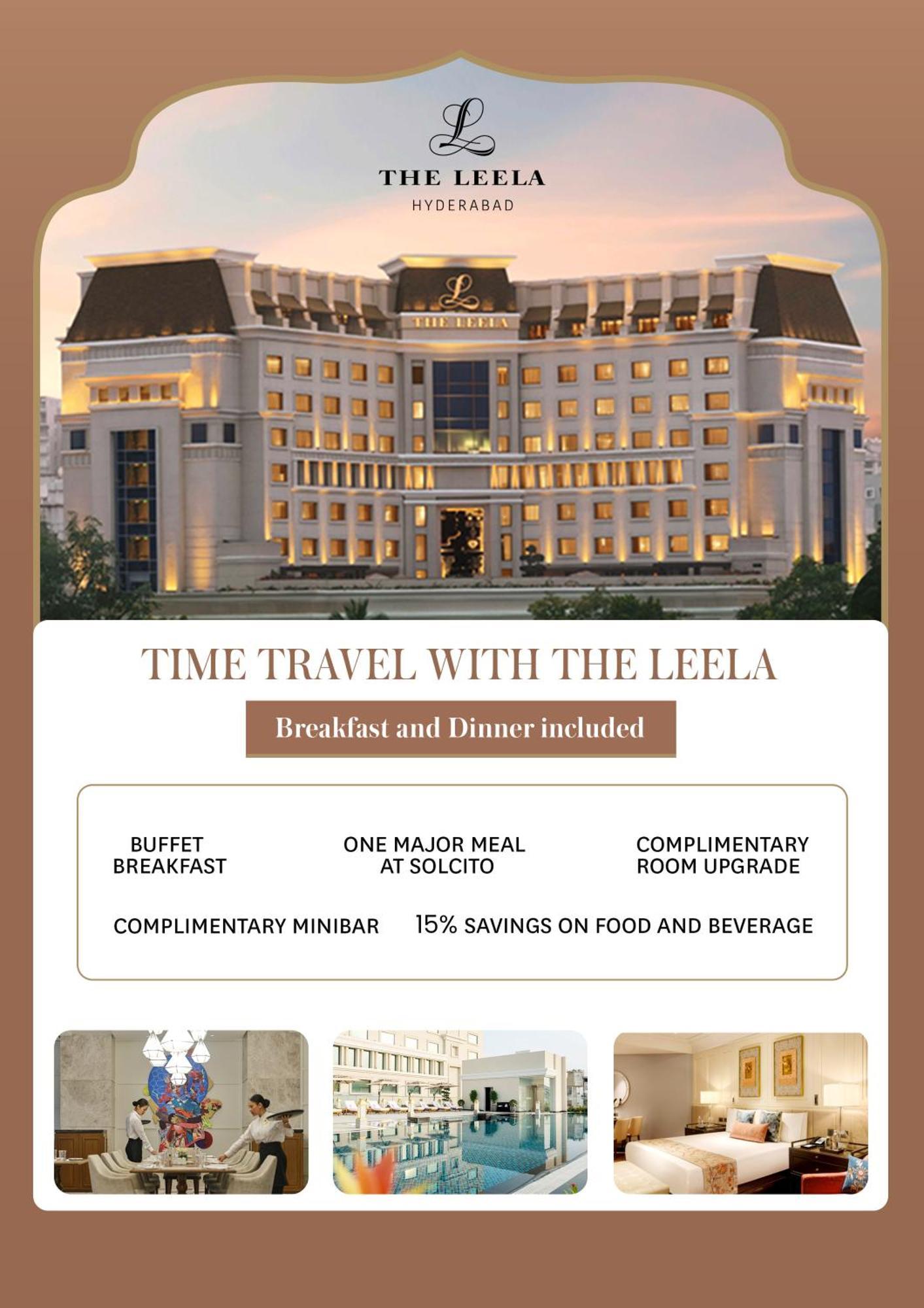 Отель The Leela Hyderabad Banjara Hills Экстерьер фото